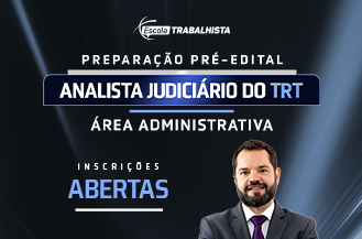 PREPARAO PR-EDITAL - ANALISTA JUDICIRIO DO TRT - REA ADMINISTRATIVA